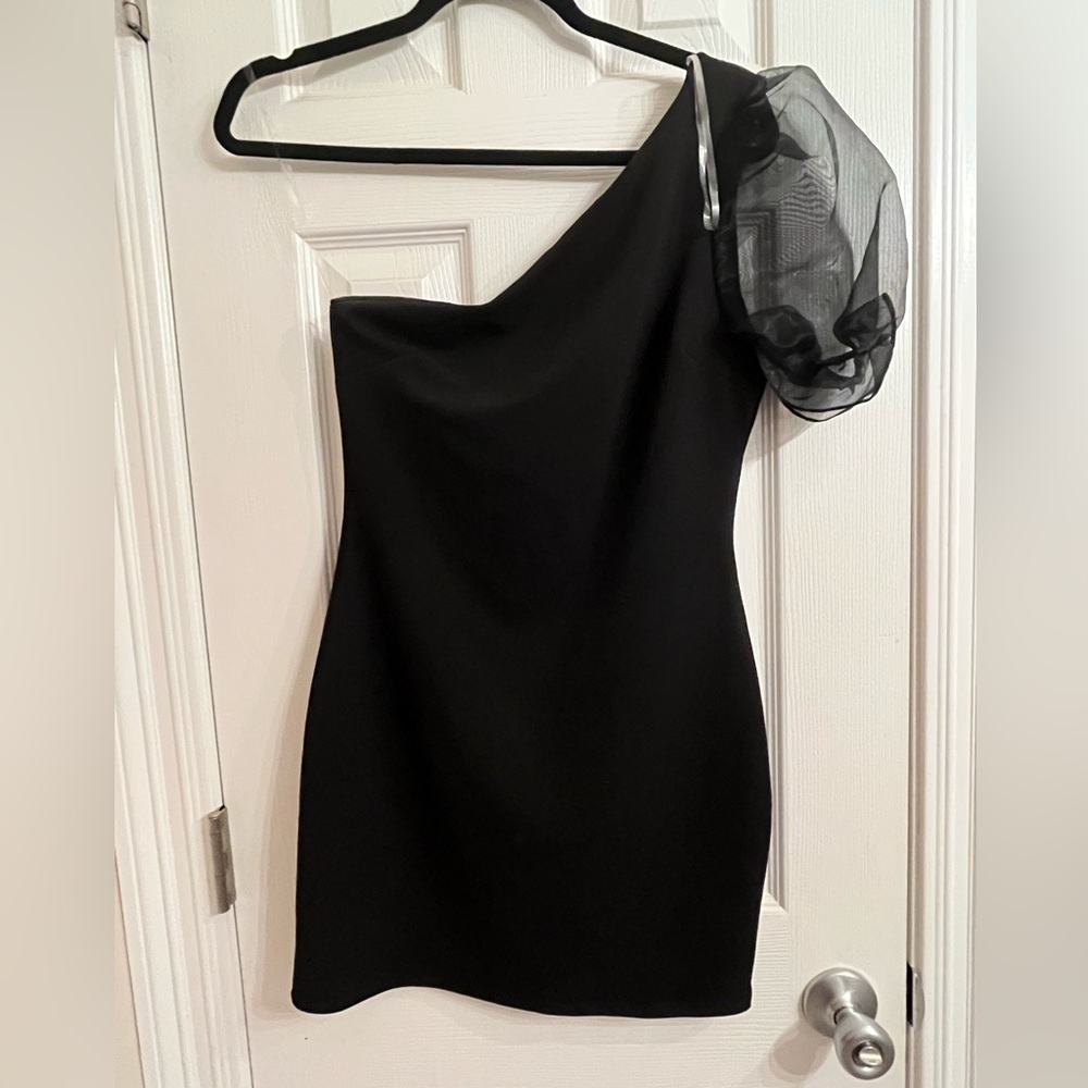 Beautiful black, Blue Blush dress